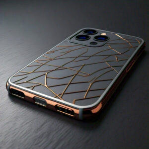 Transparent Double Colour Case For iPhone17(Black)